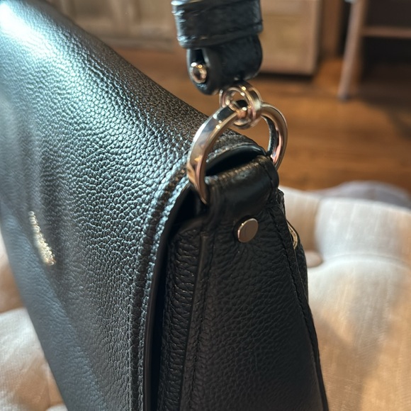 KATE SPADE Hudson Pebbled Leather Medium Flap Shoulder Bag *NEW WITH TAGS* - Picture 5 of 14